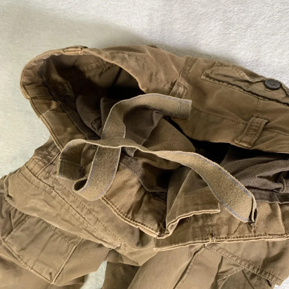 Banana Republic Pants Mens 29x30 Brown Garment Dye Cargo Paratrooper Y2K